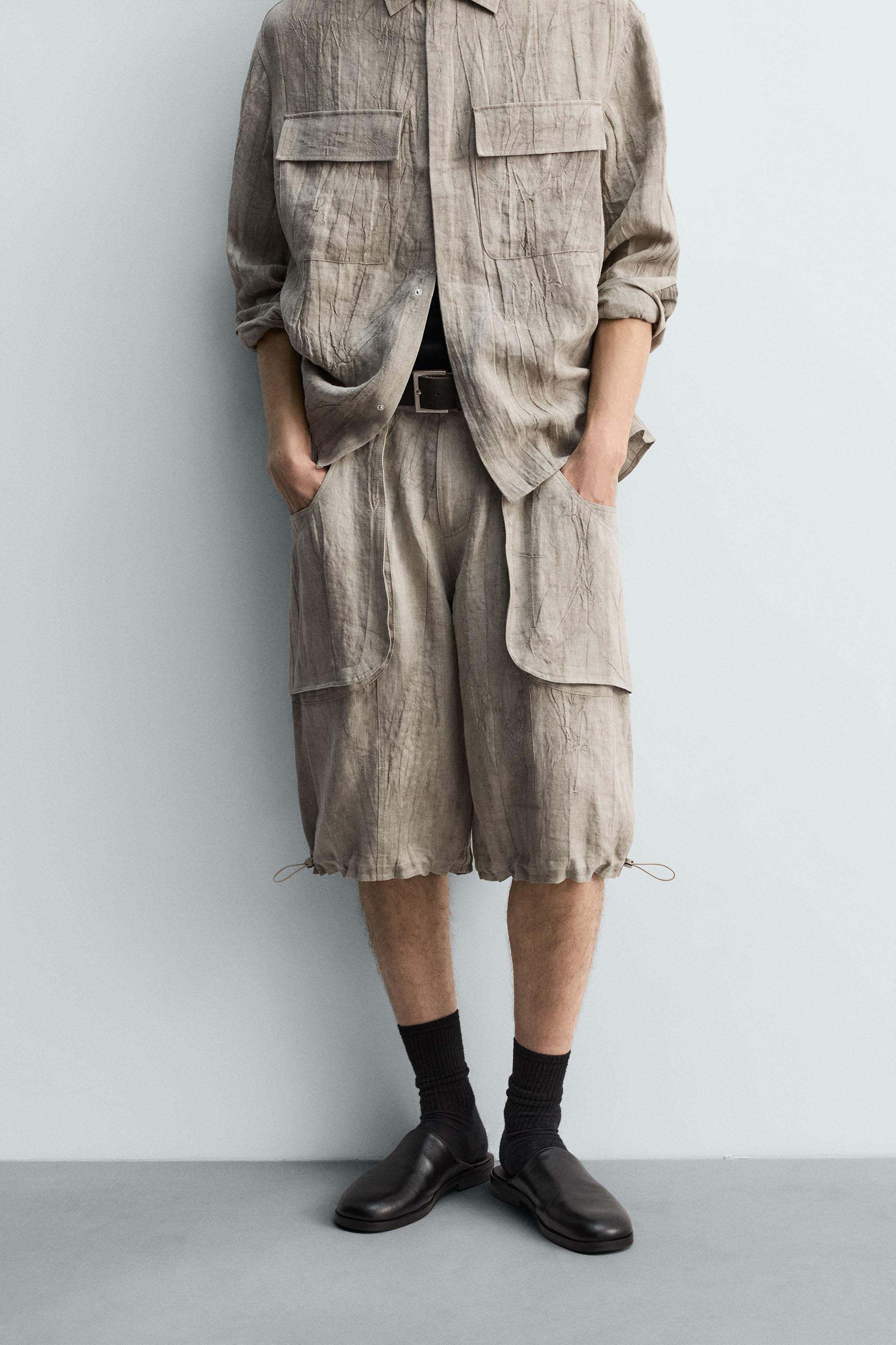 極美品✨ OMMO LINEN SHORT ALL IN ONE 白 現行 Linen Shorts with Pockets | Athleta