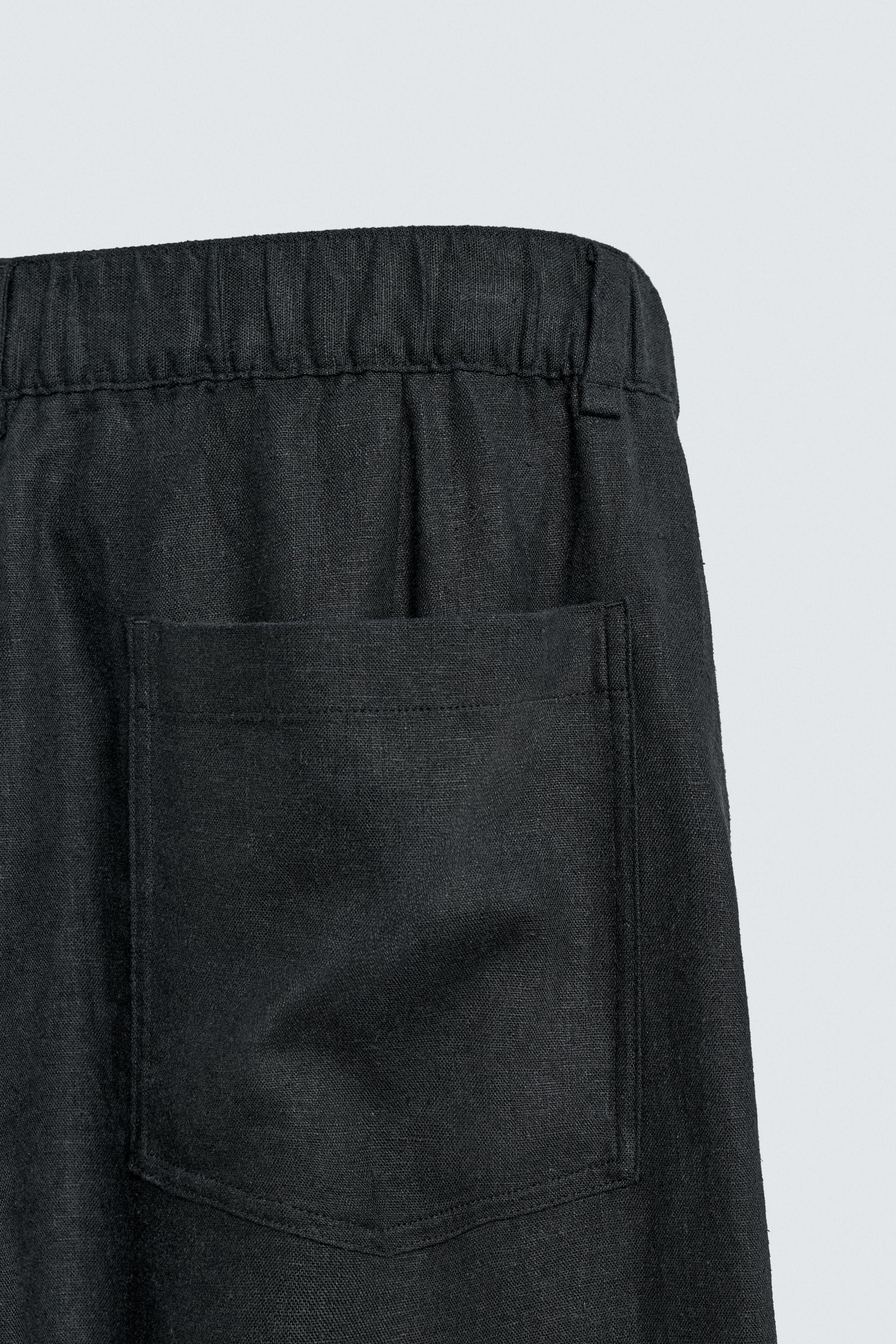 RELAXED FIT LINEN - VISCOSE PANTS