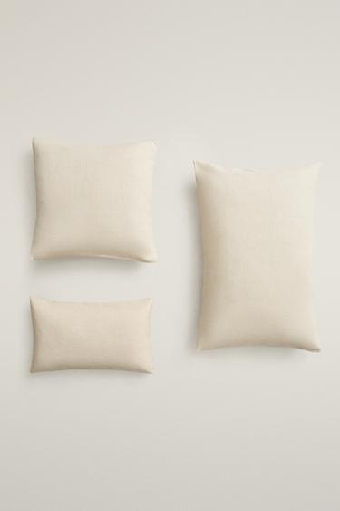 PLAIN CUSHION COVER - Light beige by Zara - Image 0