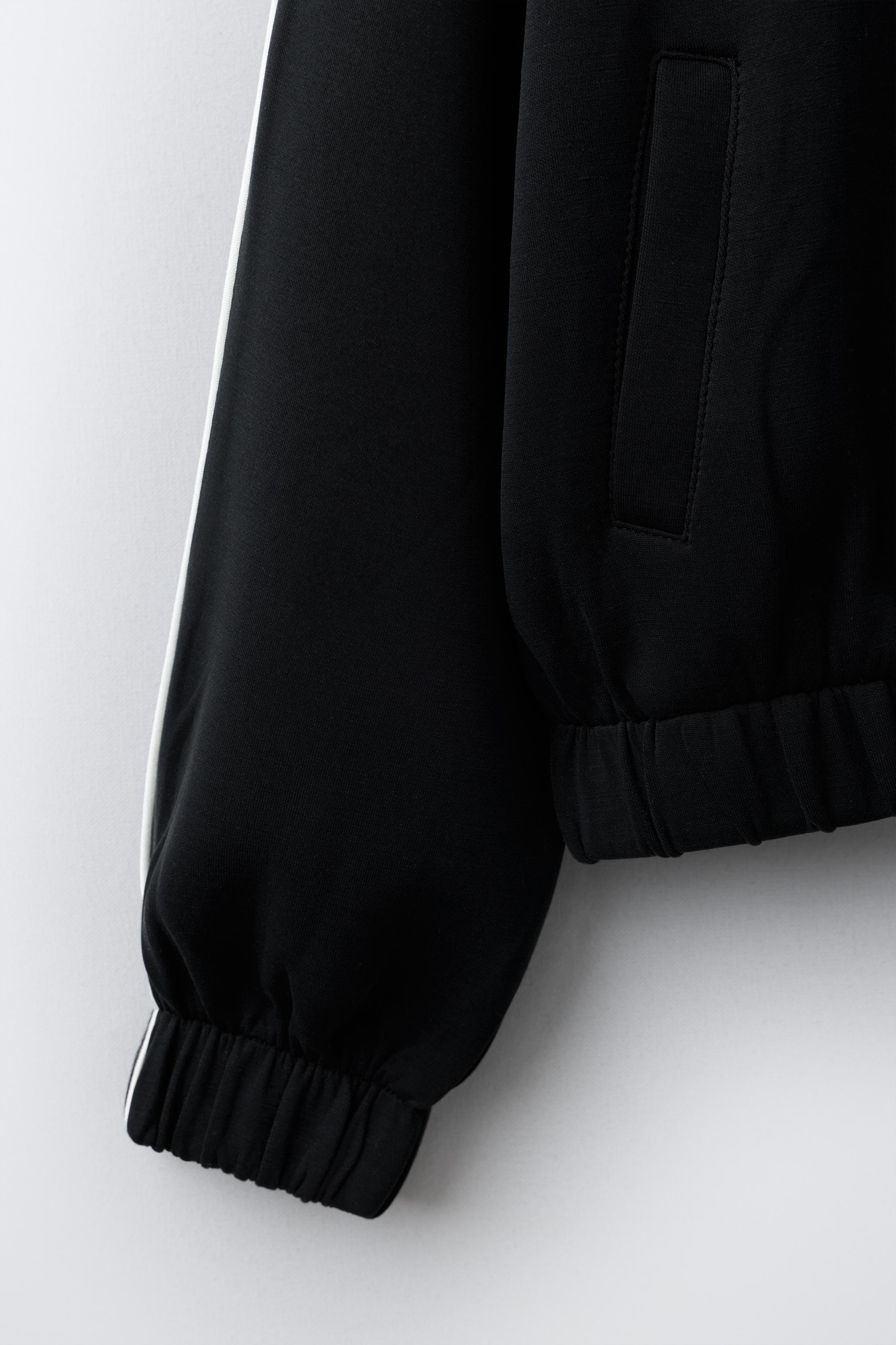 SPORTY CONTRAST PIPING JACKET