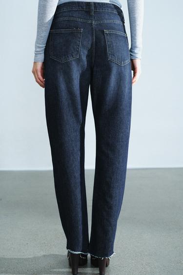 JEAN ZW COLLECTION THE SPLIT SEAM DROIT TAILLE BASSE - Bleu de Zara - Image 6