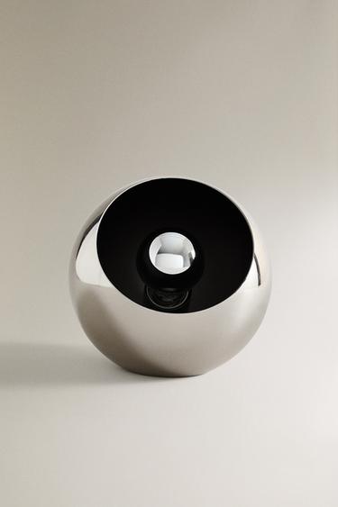 LAMPE DE TABLE SEMI-SPHÈRE - Argent de Zara - Image 0