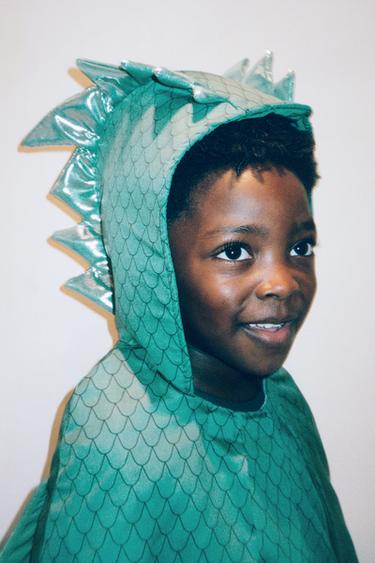 Zara DRAGON COSTUME CAPE - Green