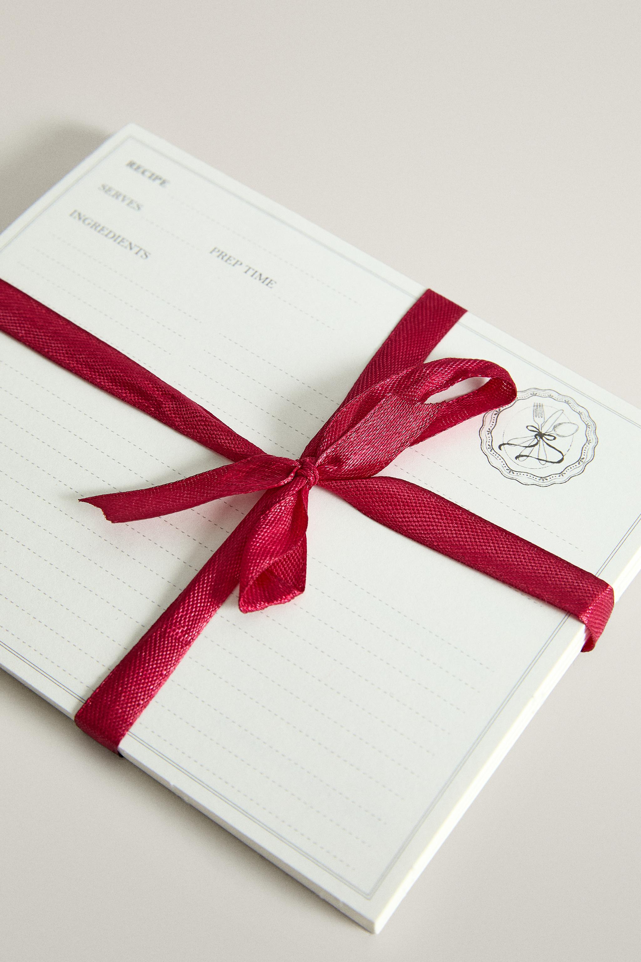 CHRISTMAS RECIPE CARD BOX (ENGLISH)