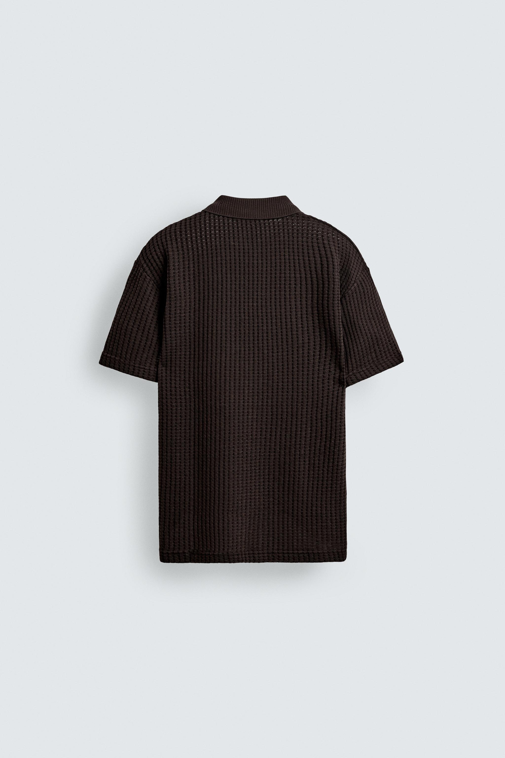 TEXTURED POLO SHIRT