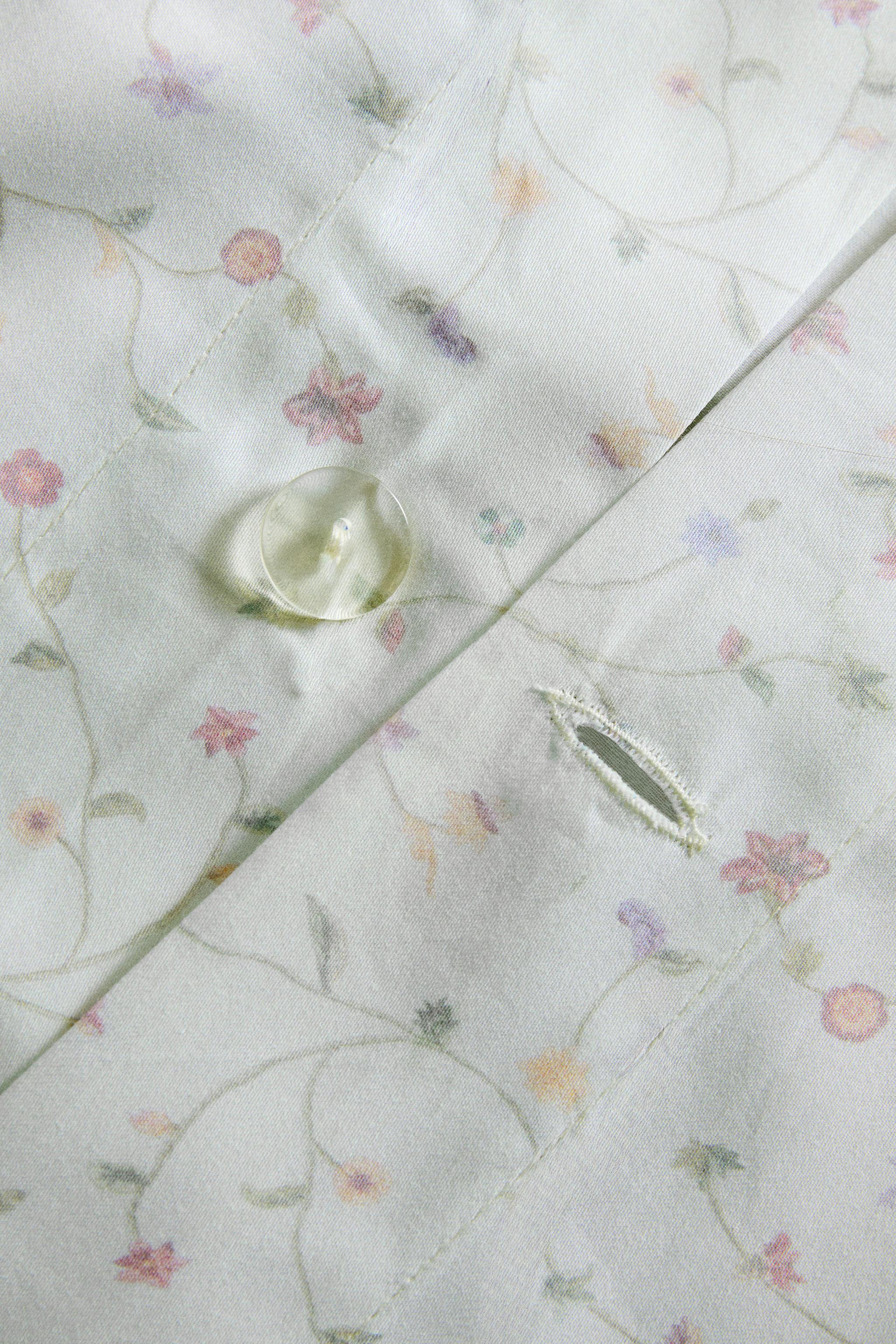 HOUSSE DE COUETTE SATIN MINI FLEURS