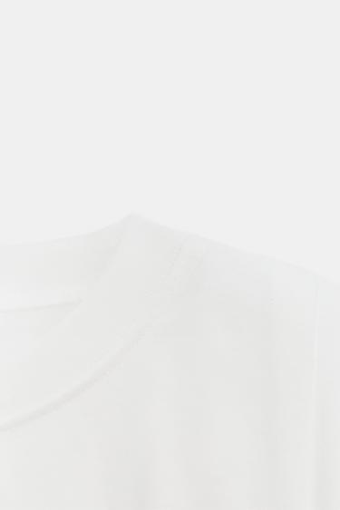 TOP BOULE À ÉPAULETTES - Blanc de Zara - Image 11