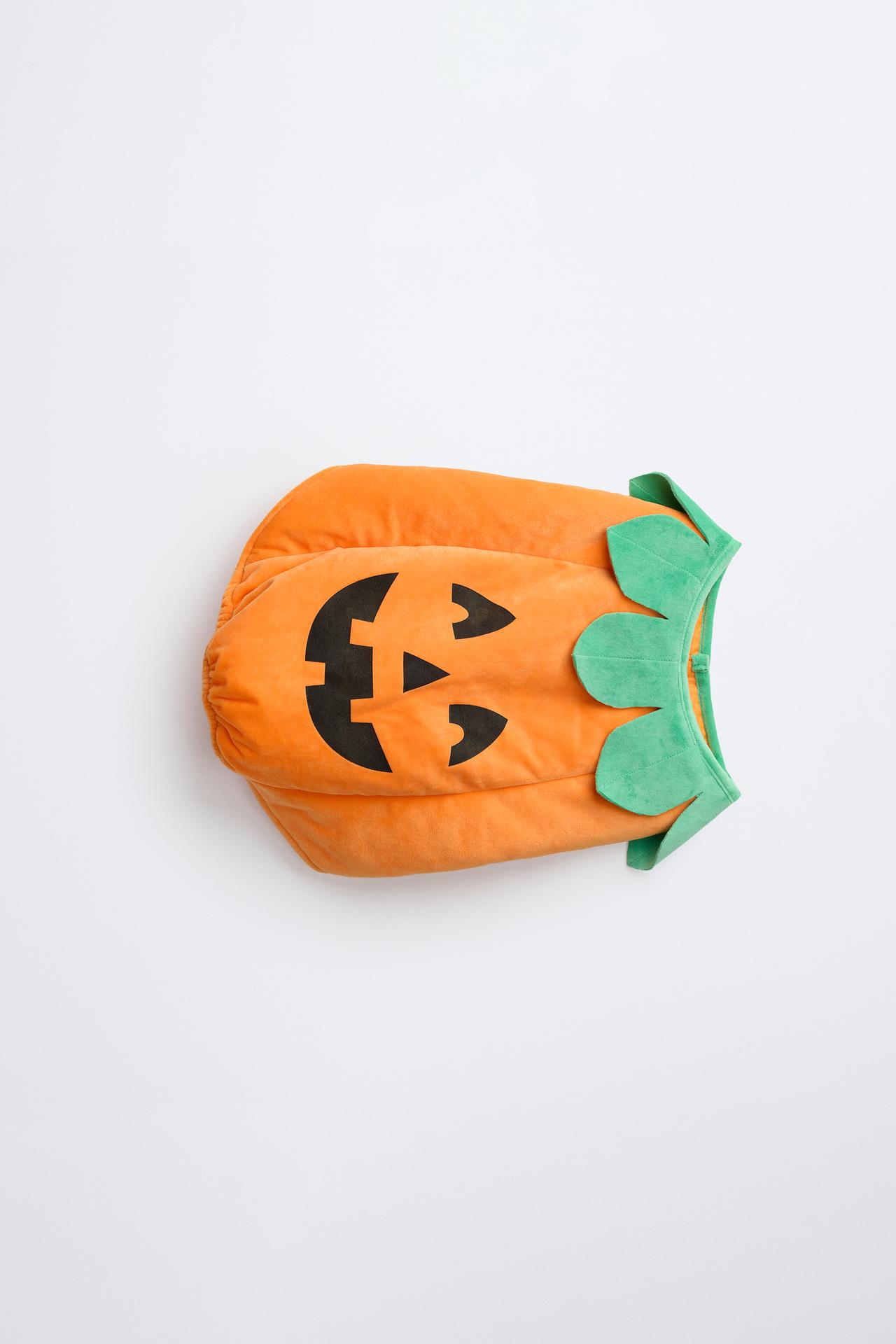 PUMPKIN PET COSTUME — Orange