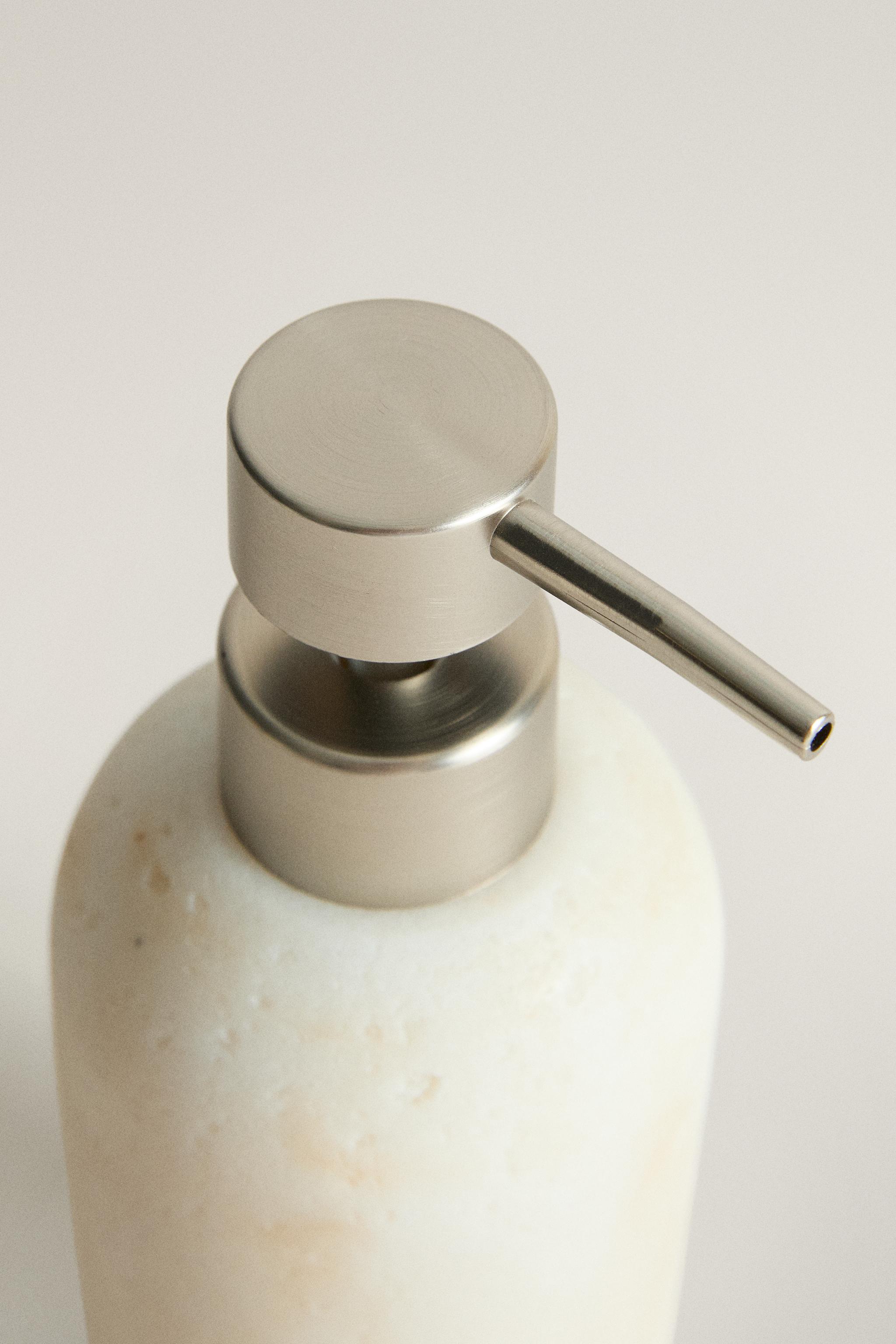 MARBLE-EFFECT SOAP DISPENSER