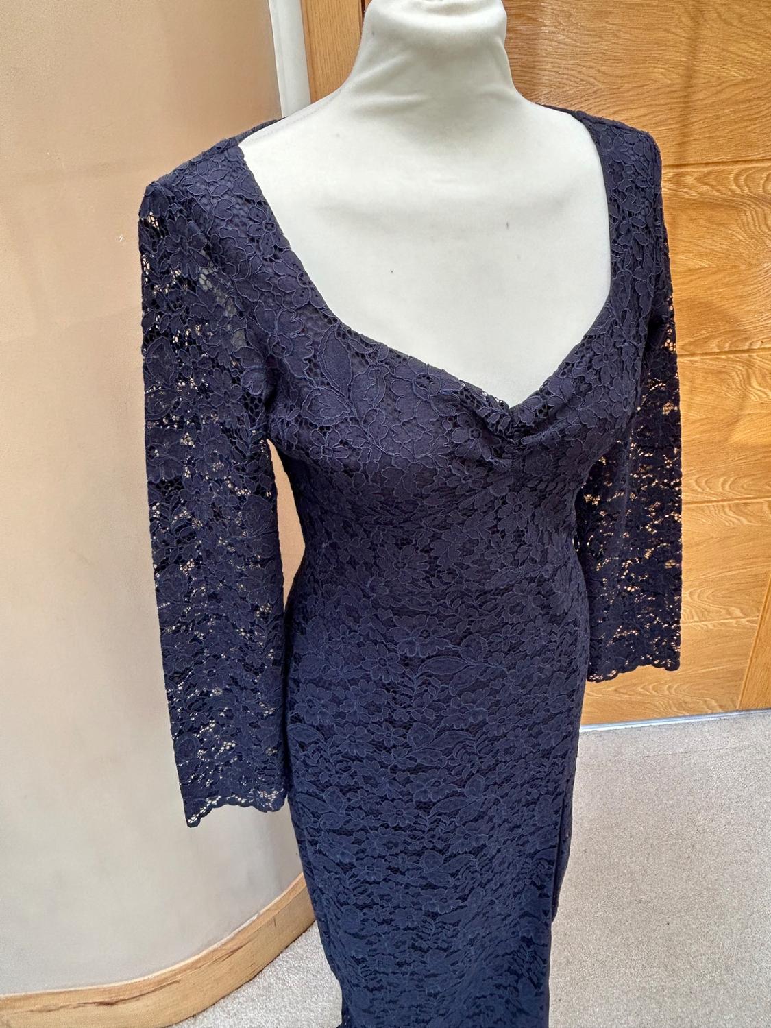 LACE MIDI DRESS - Image 4