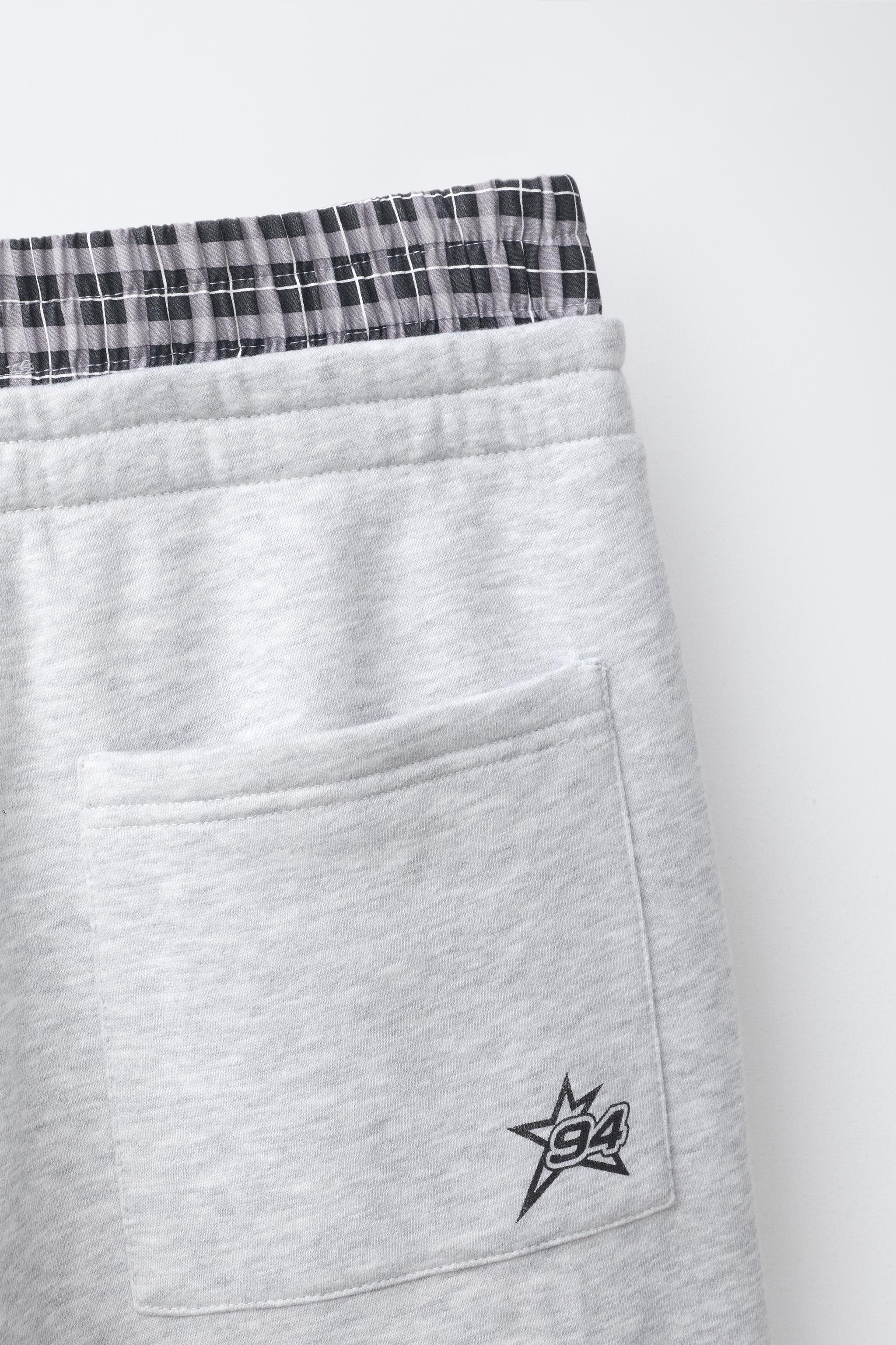 CALÇA JOGGER DUPLA CINTURA - Cinza-vigoré | ZARA Brasil