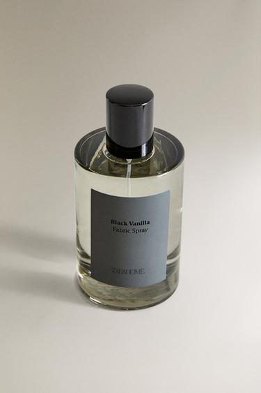 (100 ML) BLACK VANILLA FABRIC FRESHENER SPRAY - Black by Zara - Image 1