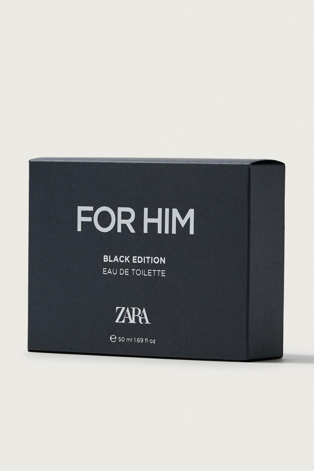 FOR HIM BLACK EDITION EDT 50 ML (1.7 FL. OZ) — TINTED LEATHER