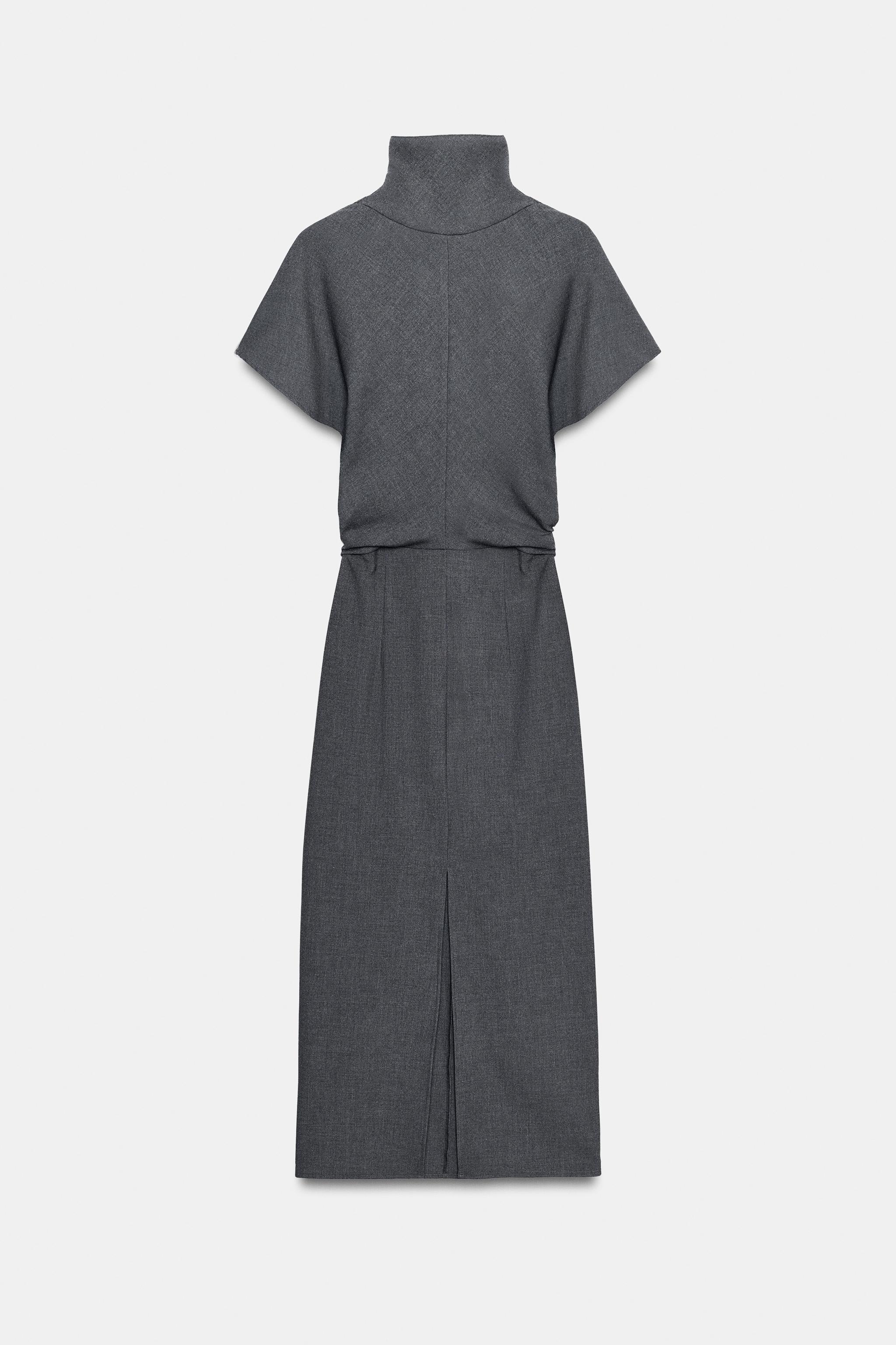 ROBE LONGUE COL MONTANT