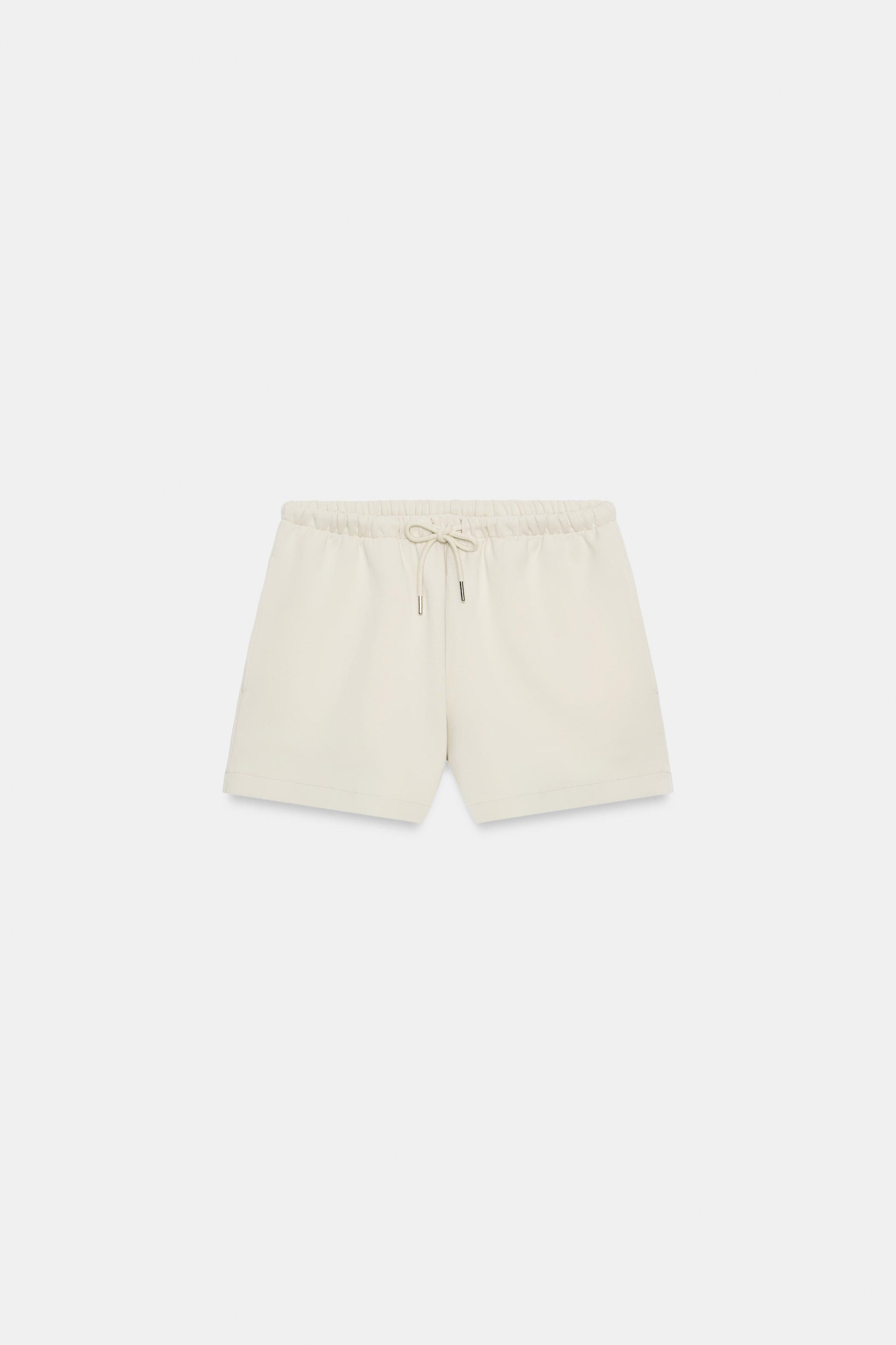 Zara INTERLOK KISA BERMUDA görsel 6