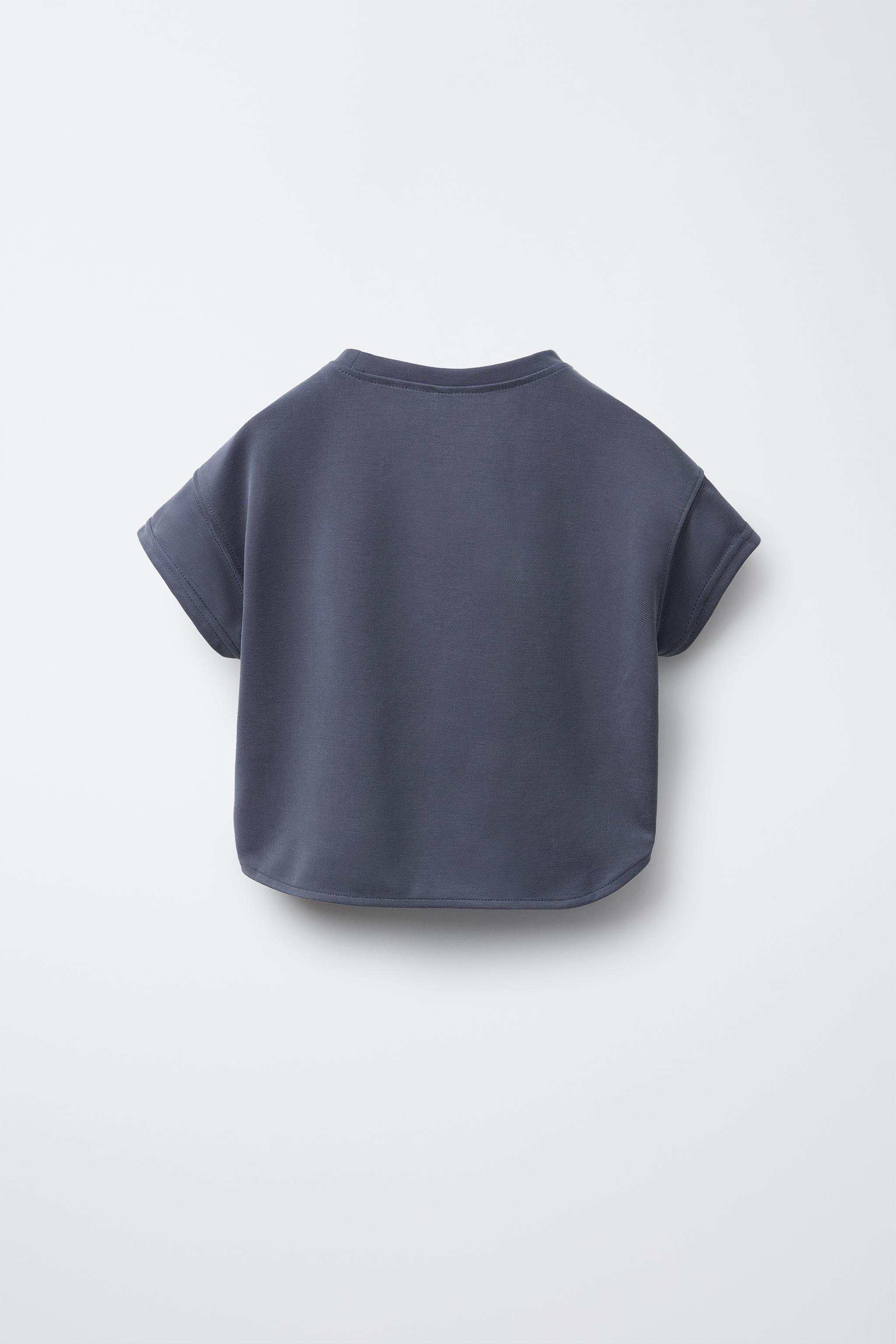 ★ドイツ発*ZARA*新作*SLOGAN 刺繍プリントTシャツ/WHITE★ テキストプリント Tシャツ - レッド | ZARA Japan / 日本