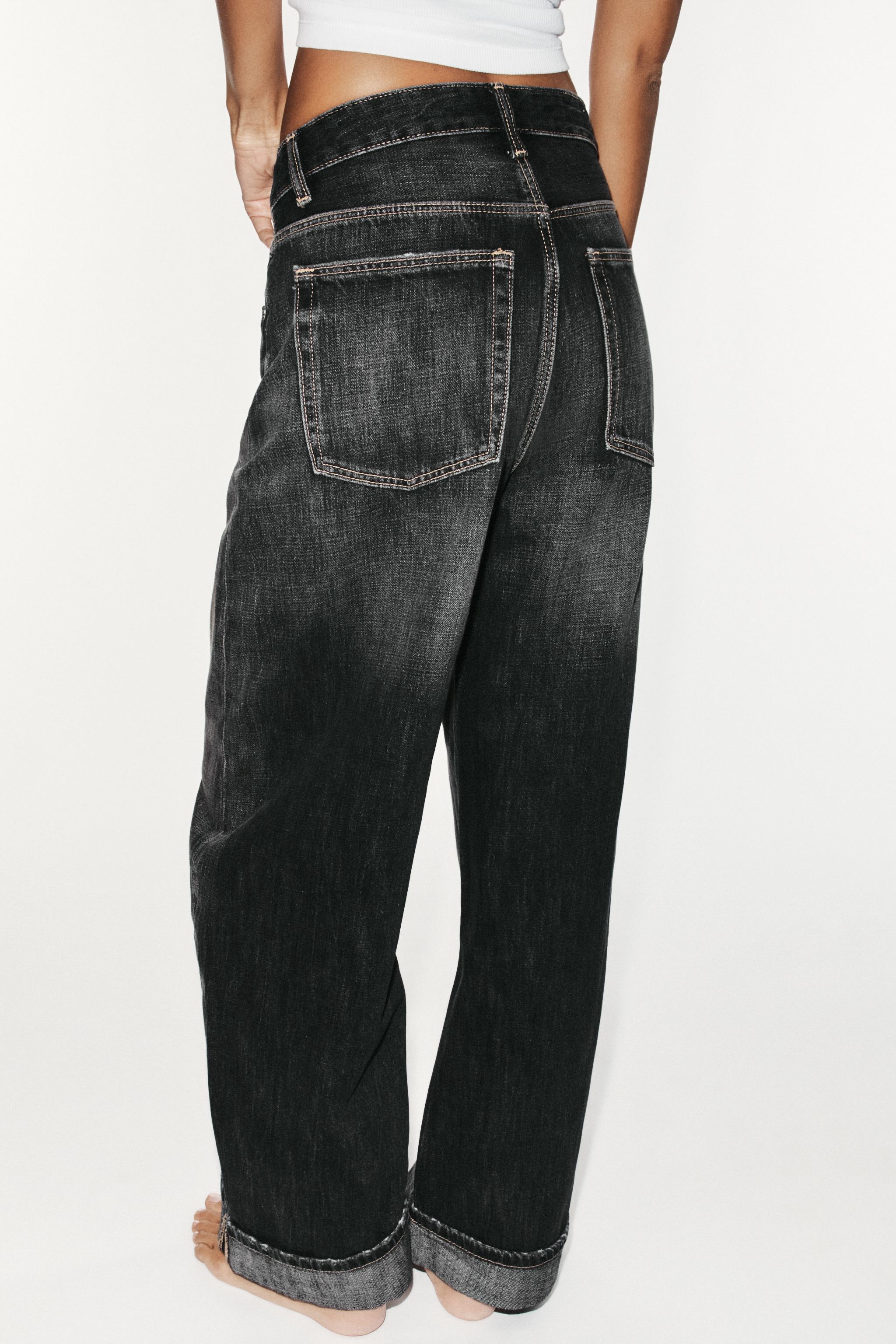 JEAN TRF BAGGY FOLDED TAILLE MI-HAUTE