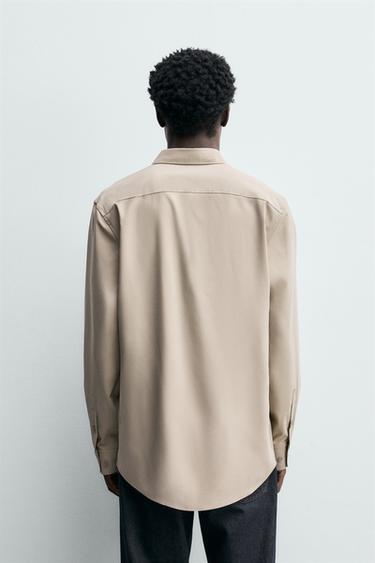 CHEMISE COUPE SLIM - Sable de Zara - Image 2