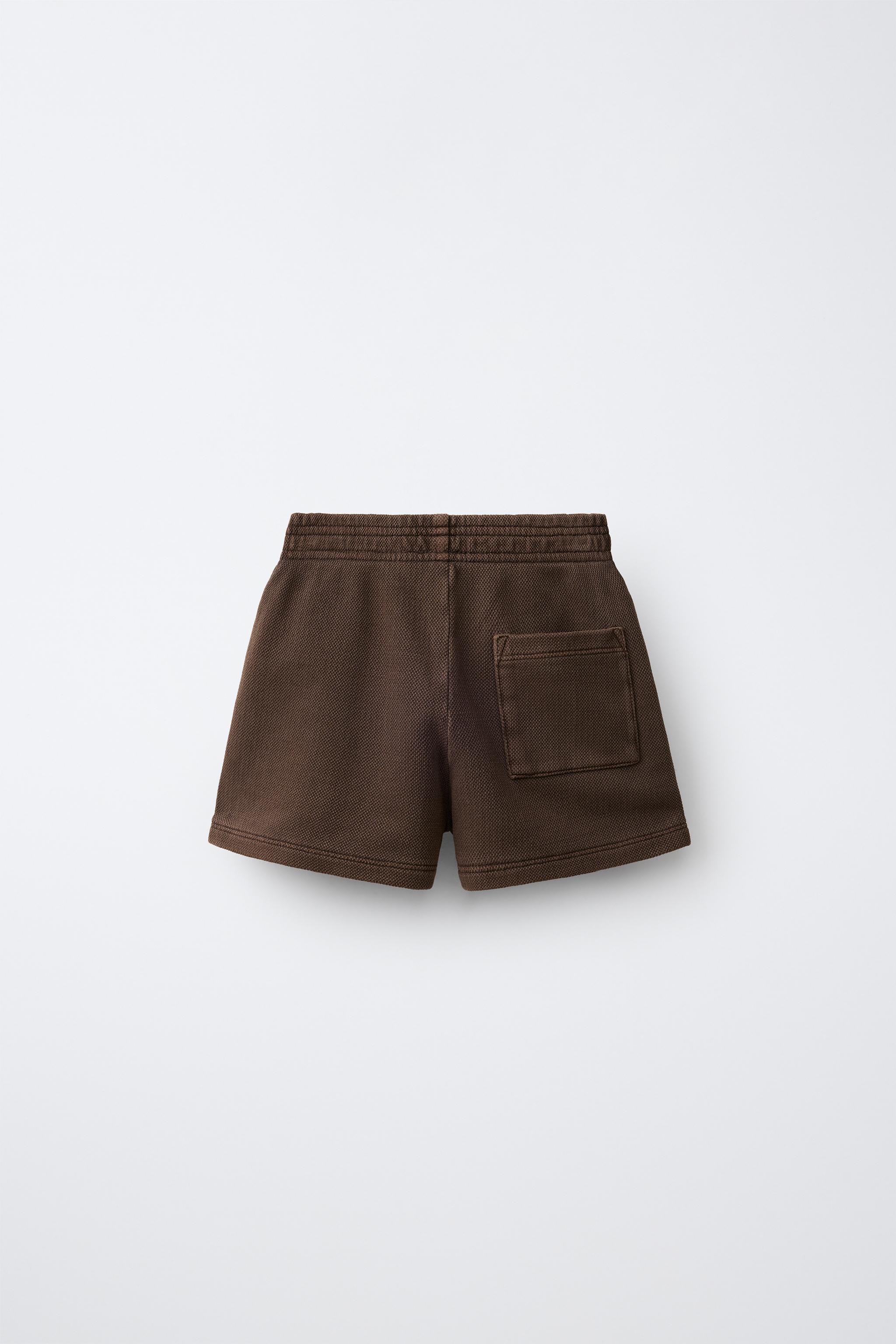 Детские шорты Zara PLAIN PIQUÉ SHORTS — фото 2
