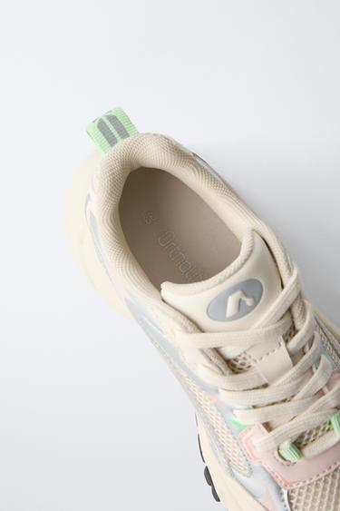 MESH TRAINERS - Ecru White by Zara - Image 7