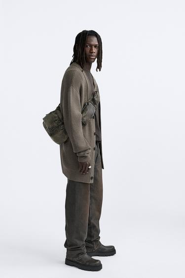 БОЛЬШАЯ КОЖАНАЯ СУМКА С КАРМАНАМИ —  от Zara — изображение 0