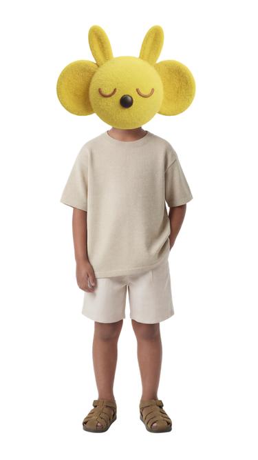 CAMISETA PUNTO RÚSTICO - Beige claro de Zara