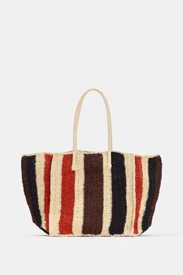 BRAIDED PRINT BAG - Multicoloured by Zara
