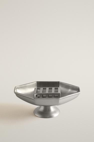 SMALL METAL TRAY | STUDIO MARY LENNOX - Silver by Zara