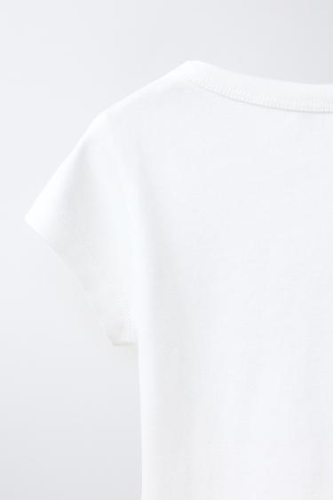 PRINTED POOL BALL T-SHIRT - White by Zara - Image 3