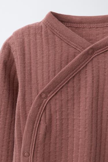 COMBINAISON STRUCTURE LISSE - Framboise de Zara - Image 2