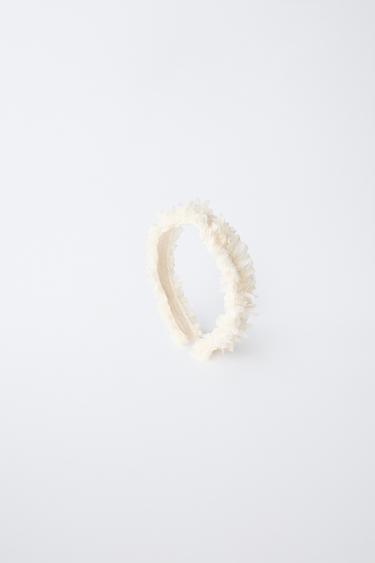 TULLE HEADBAND - Ecru by Zara