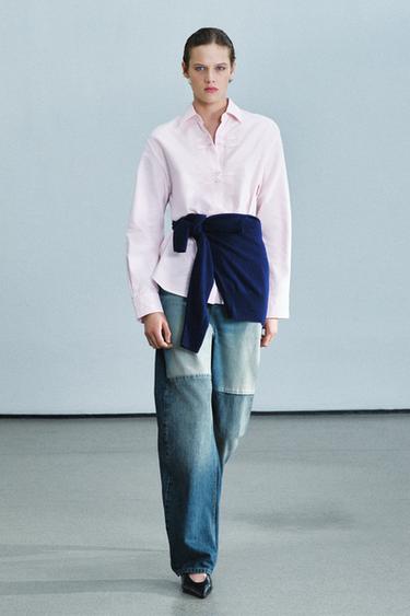 CAMISA OXFORD ALAMARES ZW COLLECTION - Rosa de Zara