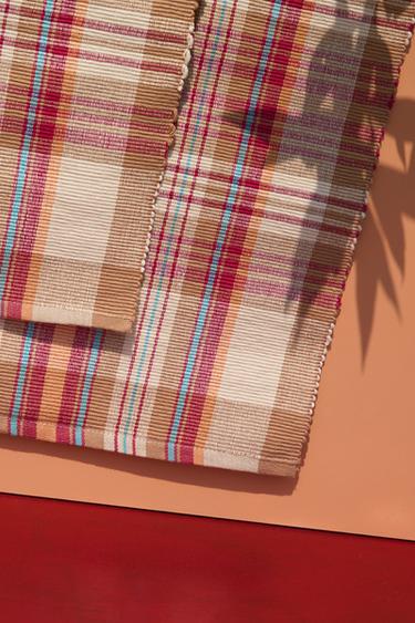 KATOENEN PLACEMATS (2-PACK) - Donkeroranje van Zara