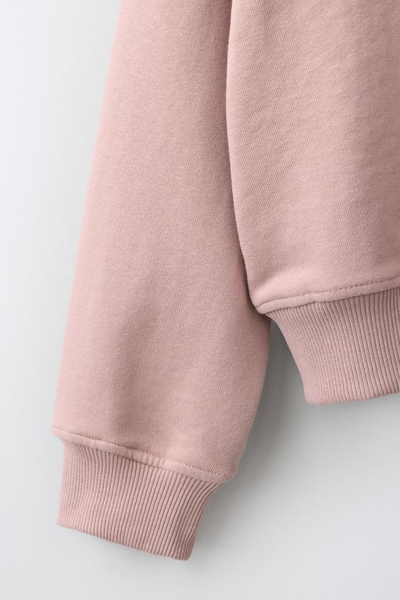 SWEAT À CAPUCHE PIÈCE ÉTOILE - Rose de Zara - Image 3