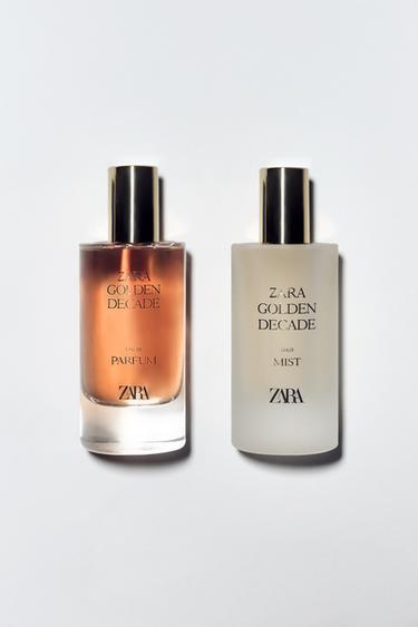 Zara GOLDEN DECADE 香水 + 髮霧 限量版 2X50毫升 (1.7 液量盎司)。 - 明淺棕色