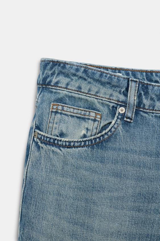 JEANS TRF FLARE EXTRA CONFORT TAILLE BASSE - Bleu marine de Zara - Image 9