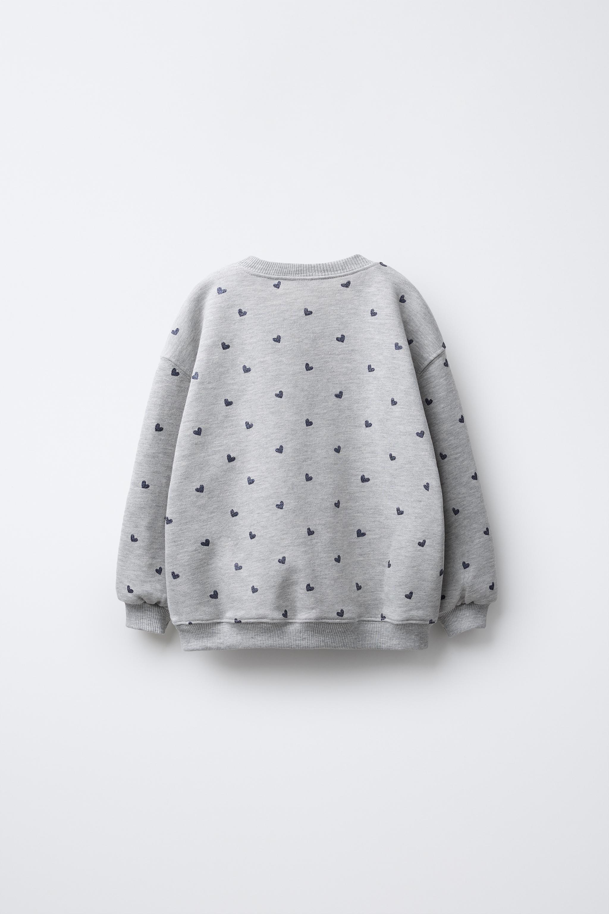 SHINY PRINT SWEATSHIRT