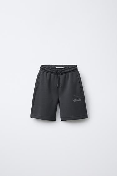 Zara ATHLETIC SHORTS - Anthracite grey - Image 0