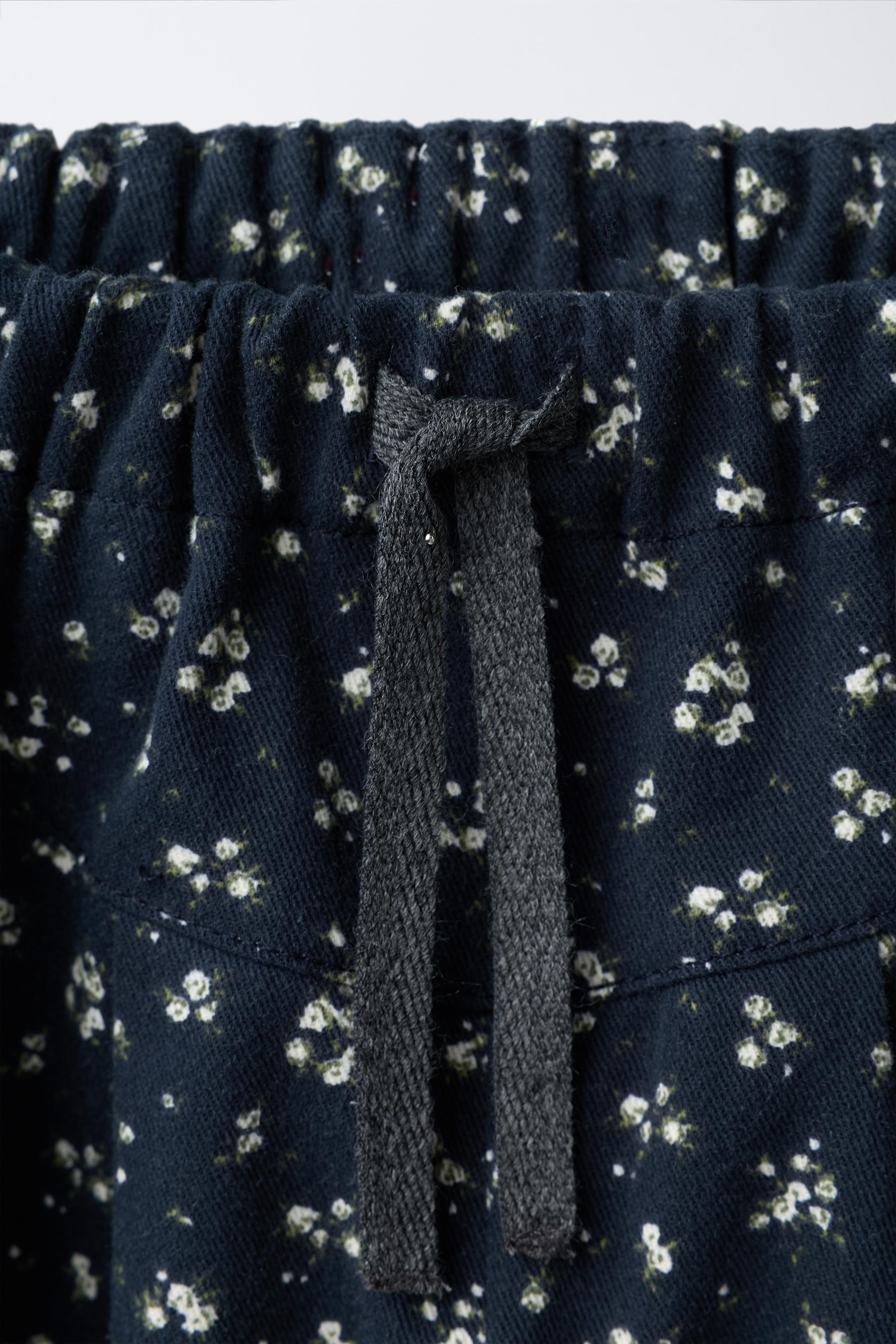 PRINTED BLOOMER PANTS