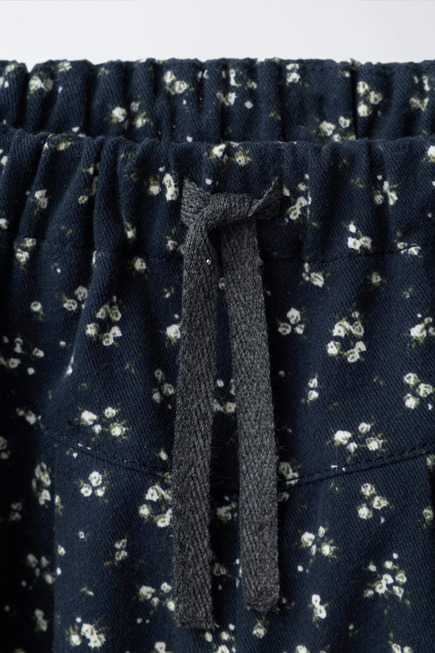 Детские брюки Zara Printed Bloomer, цвет: Чёрный — фото 3