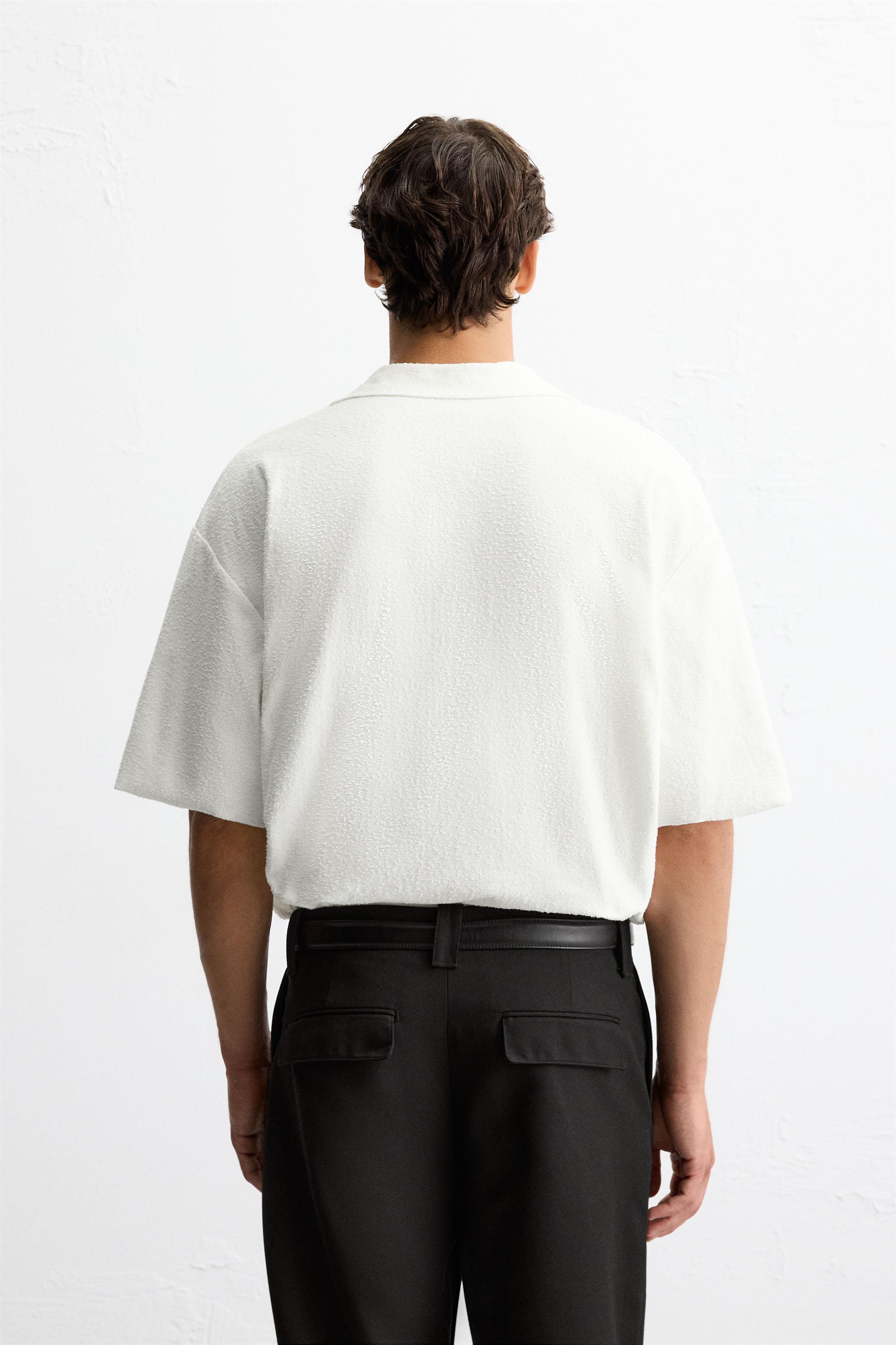 RELAXED FIT TEXTURED SHIRT