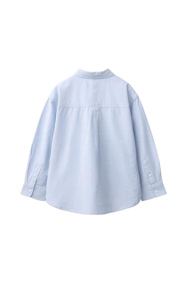SOLID OXFORD SHIRT — Sky blue 2
