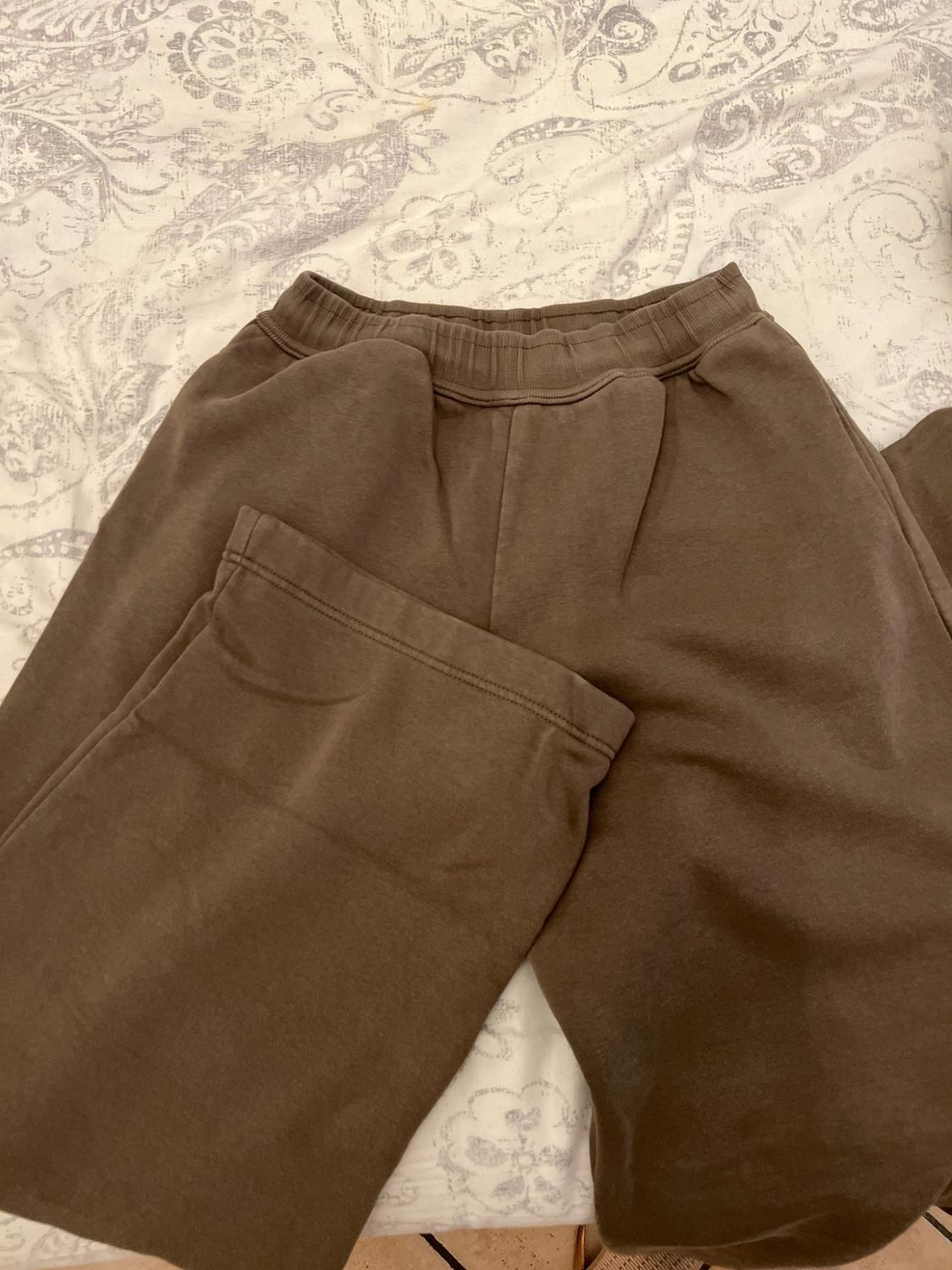 WIDE-LEG PLUSH TROUSERS - Image 2