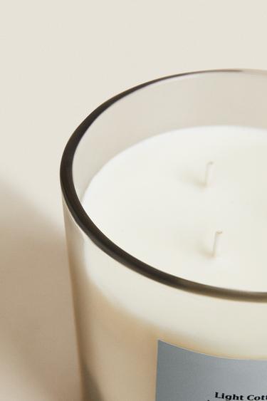 (620 G) BOUGIE PARFUMÉE LIGHT COTTON - blanc de Zara - Image 2