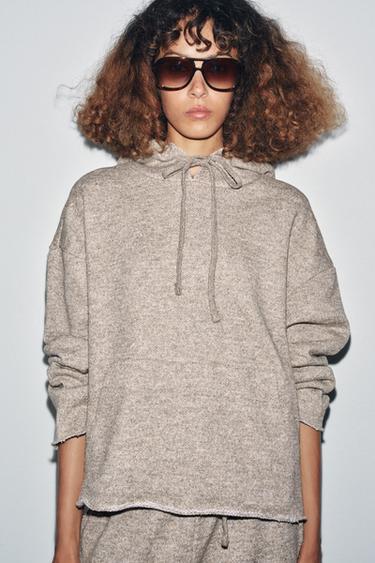 Felpa Con Cappuccio Donna SYKT - Bottoni Frontali, Scollo A V, Morbida E Casual - Foto 9