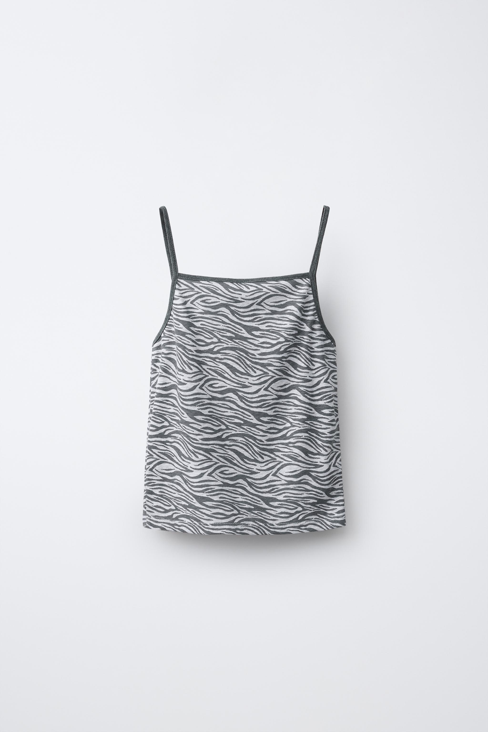 ZEBRA PRINT TOP