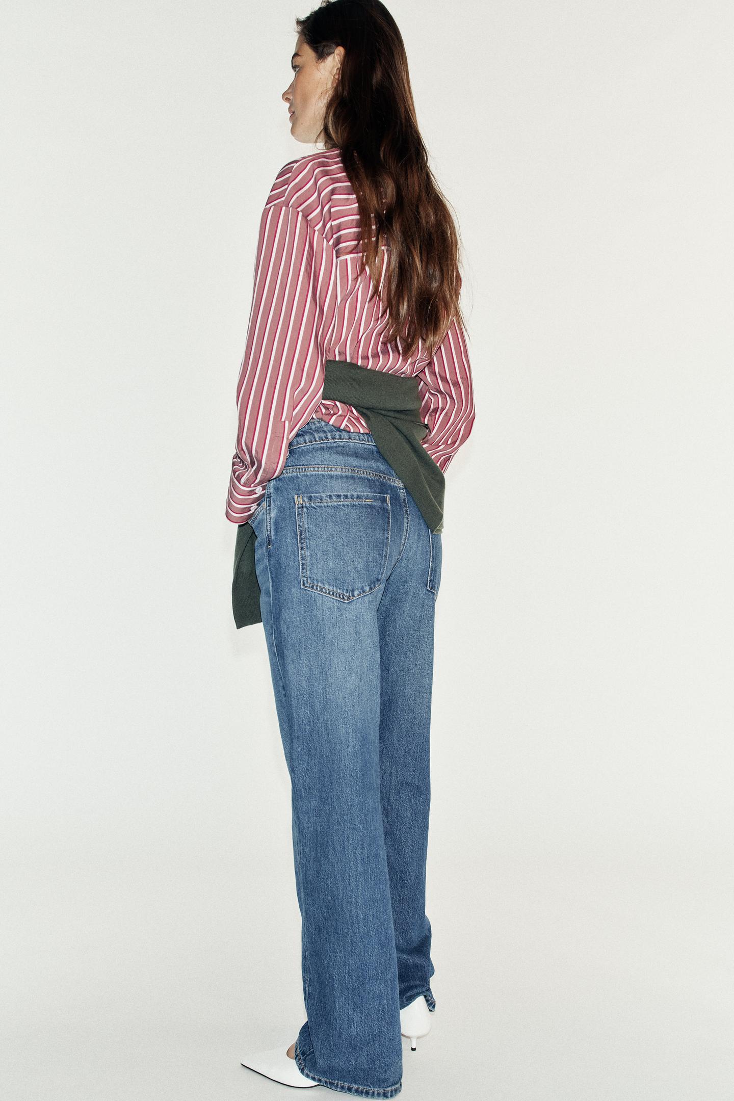 Рубашка Zara Striped, цвет: Разноцветный — фото 3