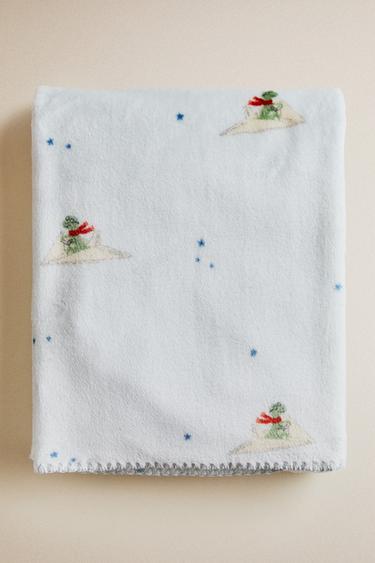 COPERTA BAMBINI DINOSAURI - Blu chiaro di Zara