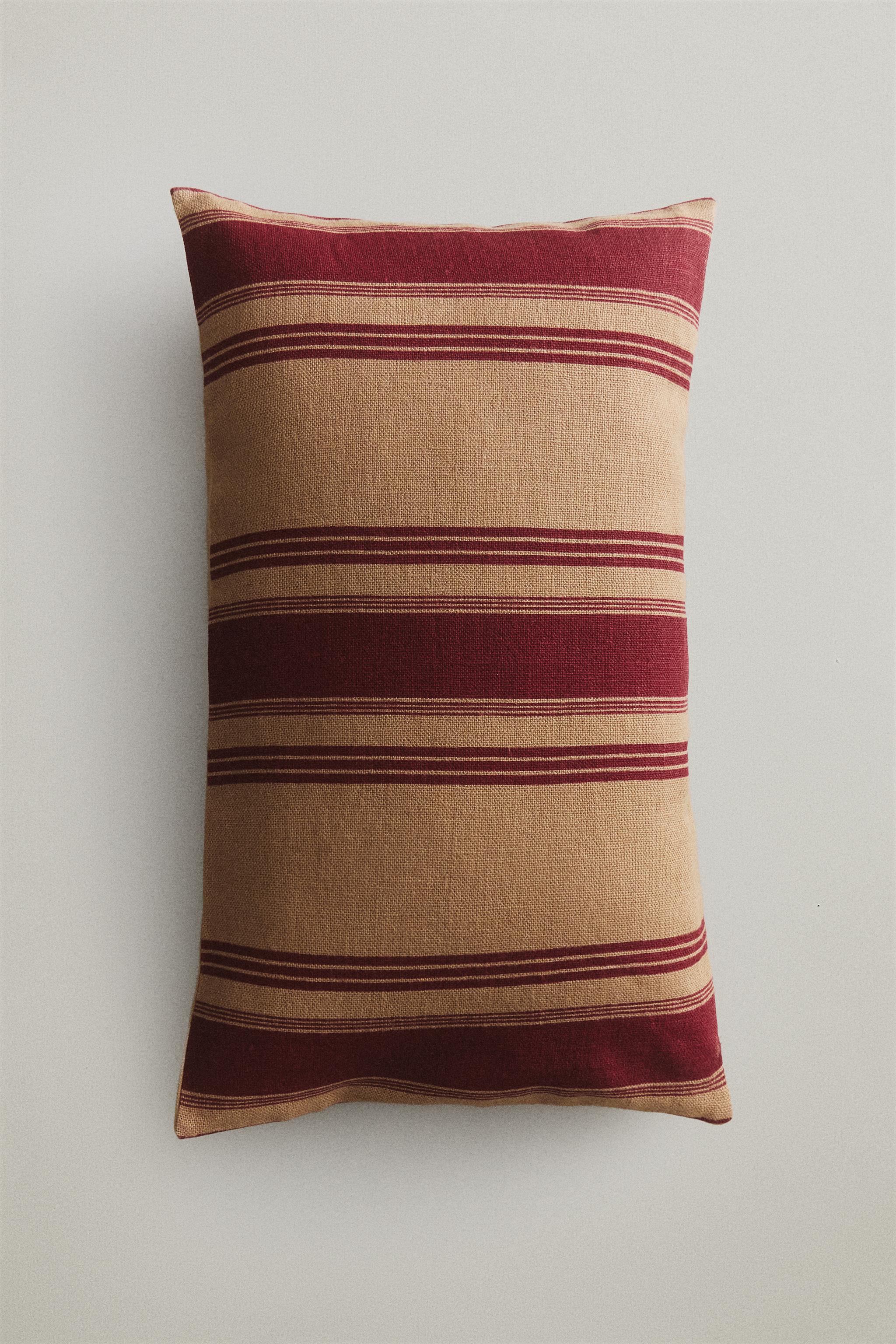 HOUSSE DE COUSSIN RAYURES