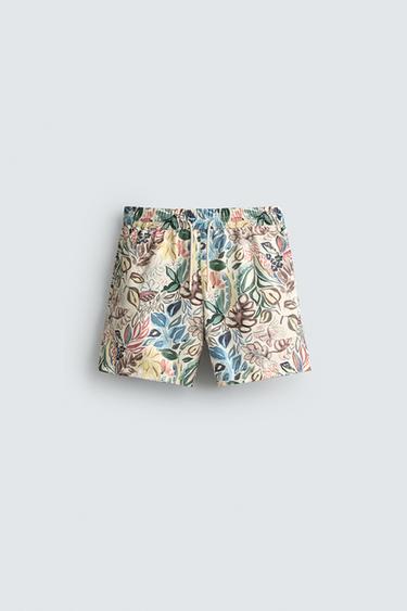 BANYADOR LLARG AMB ESTAMPAT FLORAL - Multicolor de Zara